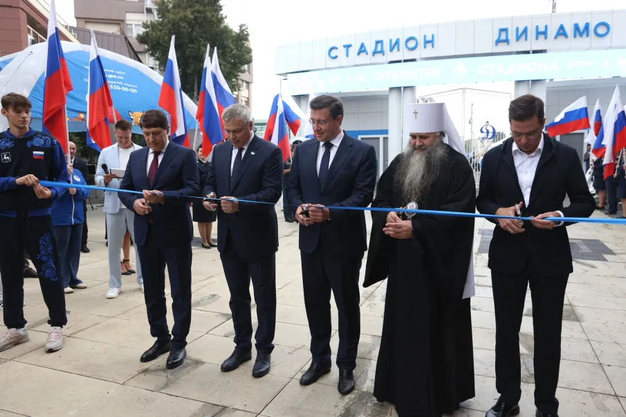 В Нижнем Новгороде после капитального ремонта открылся стадион «Динамо»